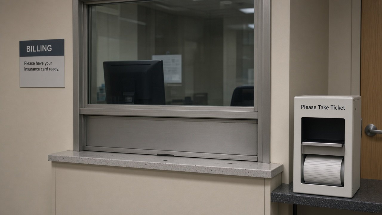 Closed clinic billing window