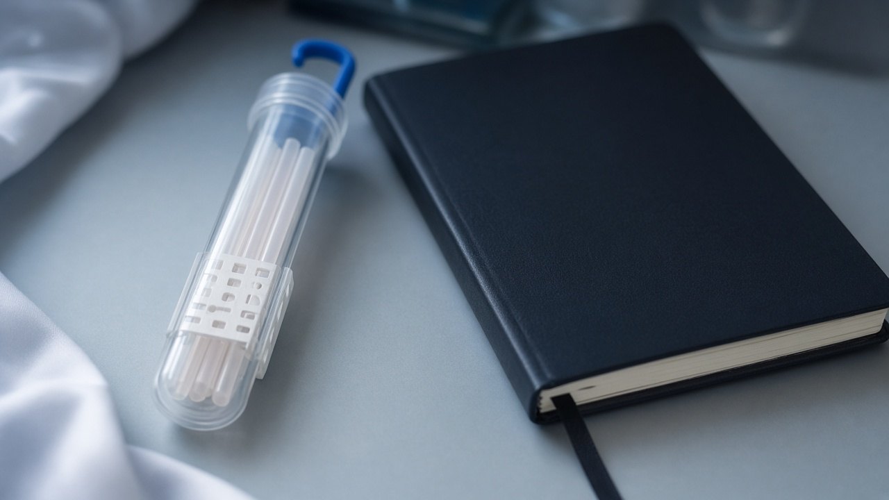 Cryo cane with unlabeled straws
